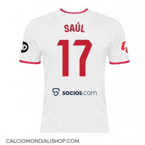 Maglie da calcio Sevilla Saul Niguez #17 Prima Maglia 2024-25 Manica Corta